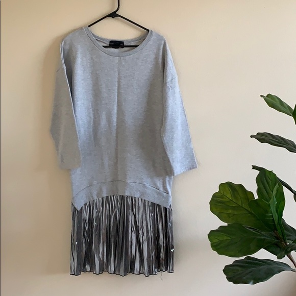 Gray sweater dress - Picture 1 of 2